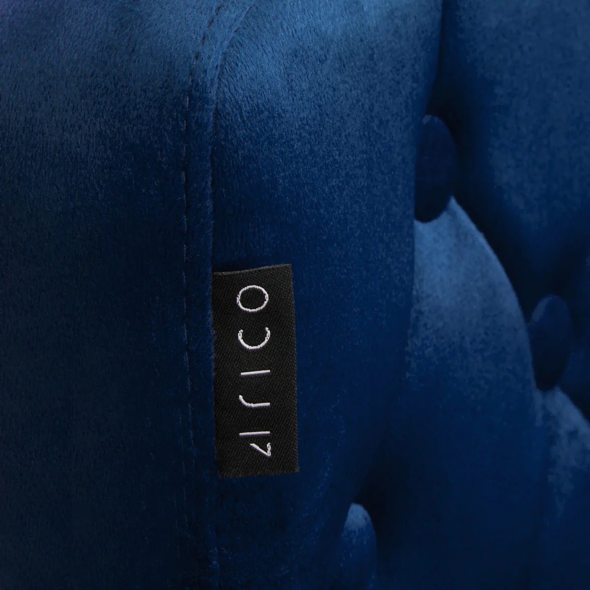 4Rico Chair QS-OF213G Navy Blue - Image 3