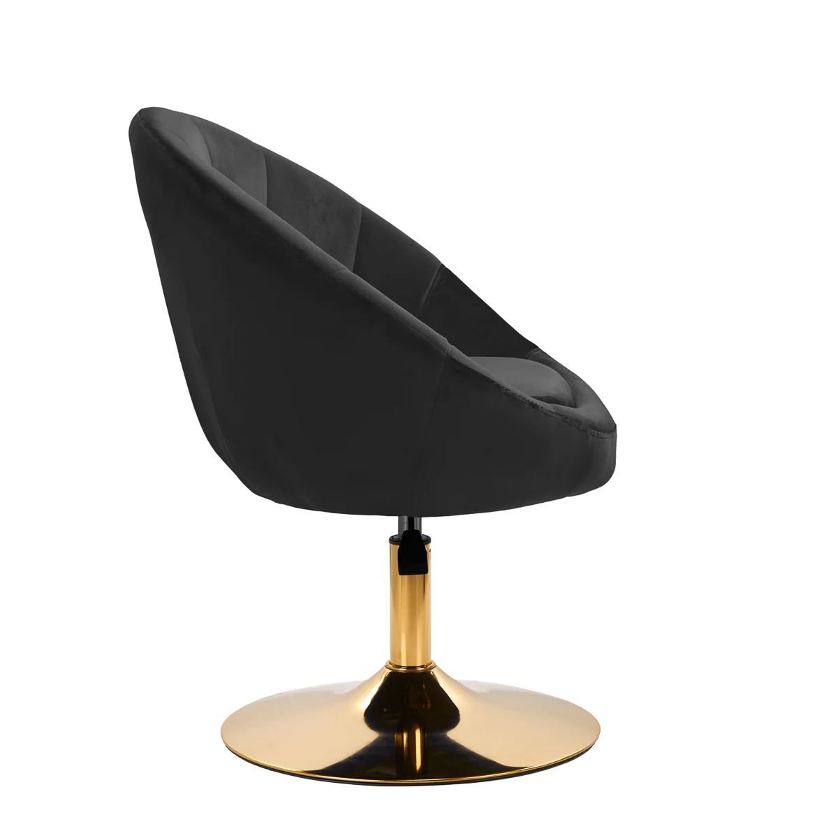 4Rico wivel Chair QS-BL12B Black - Image 3