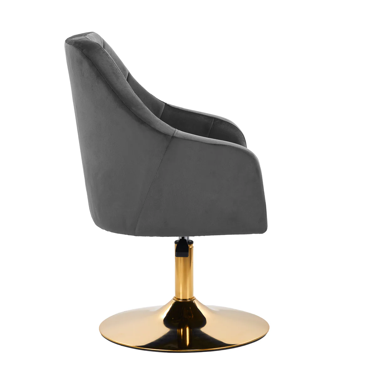 4Rico Swivel Chair QS-BL14G Grey - Image 3