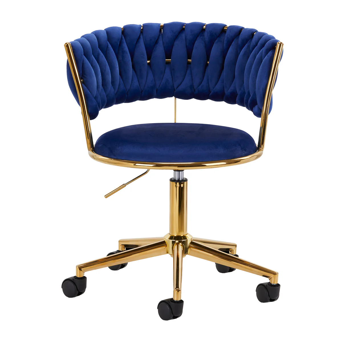4Rico Swivel Chair QS-GW01G Navy Blue - Image 3