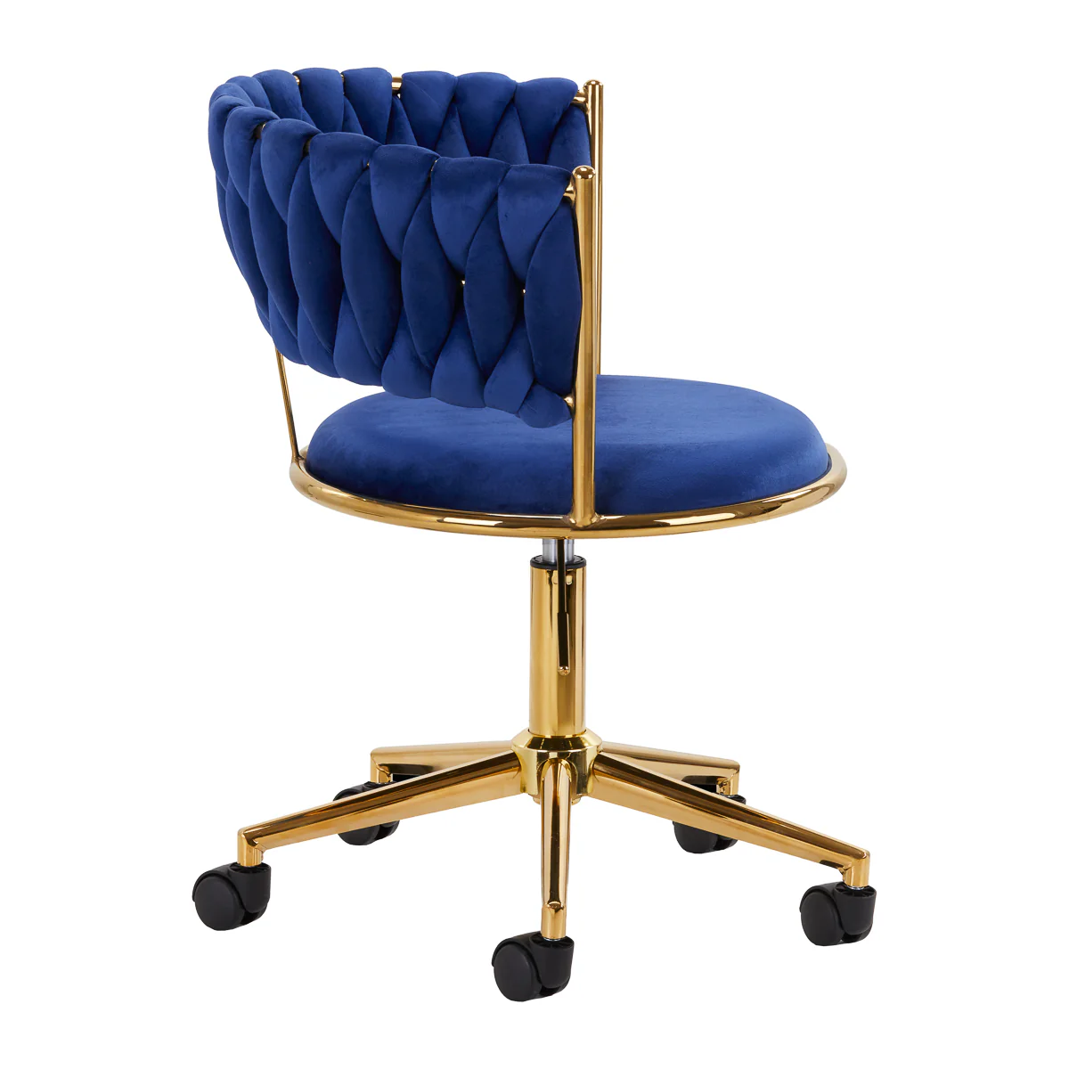 4Rico Swivel Chair QS-GW01G Navy Blue - Image 4