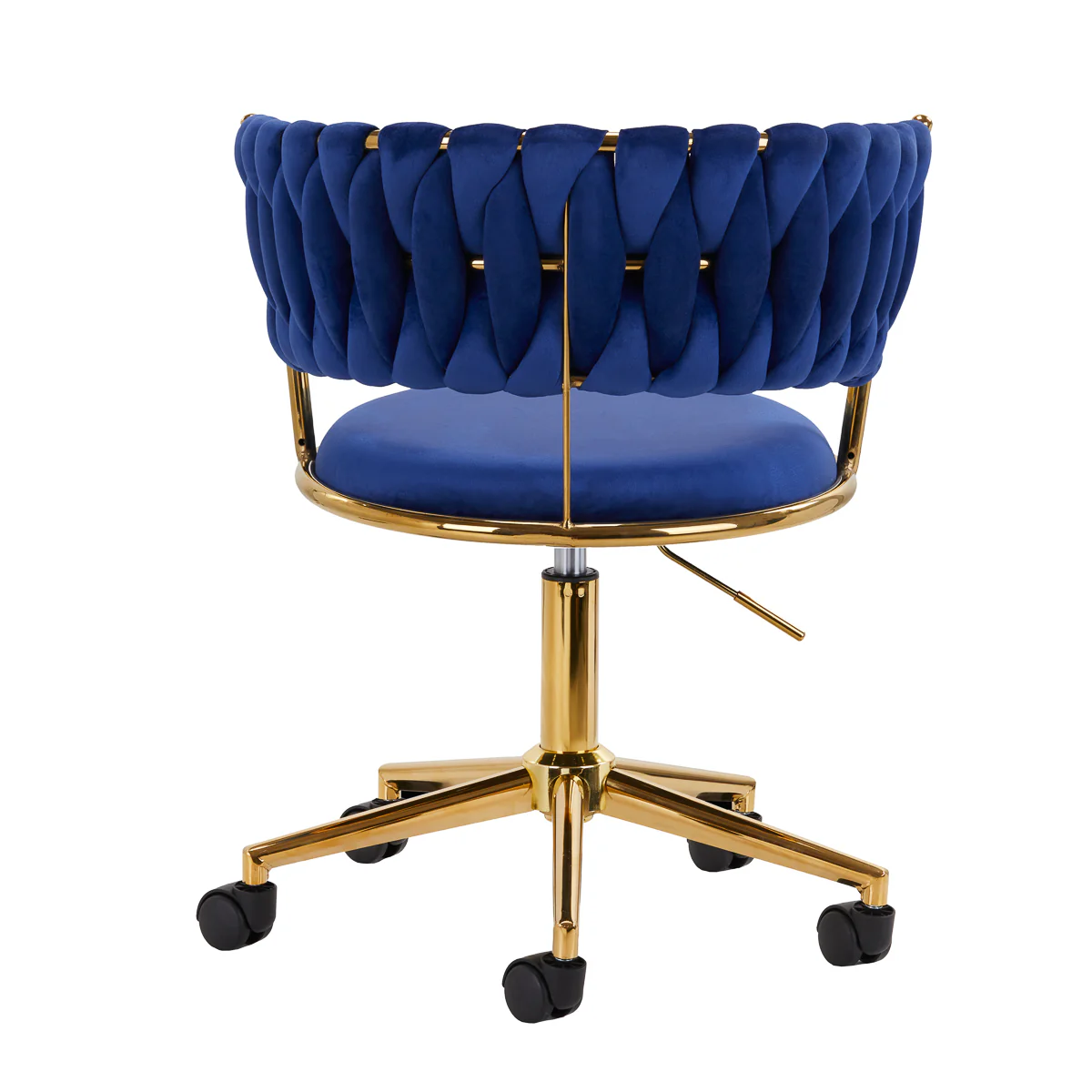 4Rico Swivel Chair QS-GW01G Navy Blue - Image 5