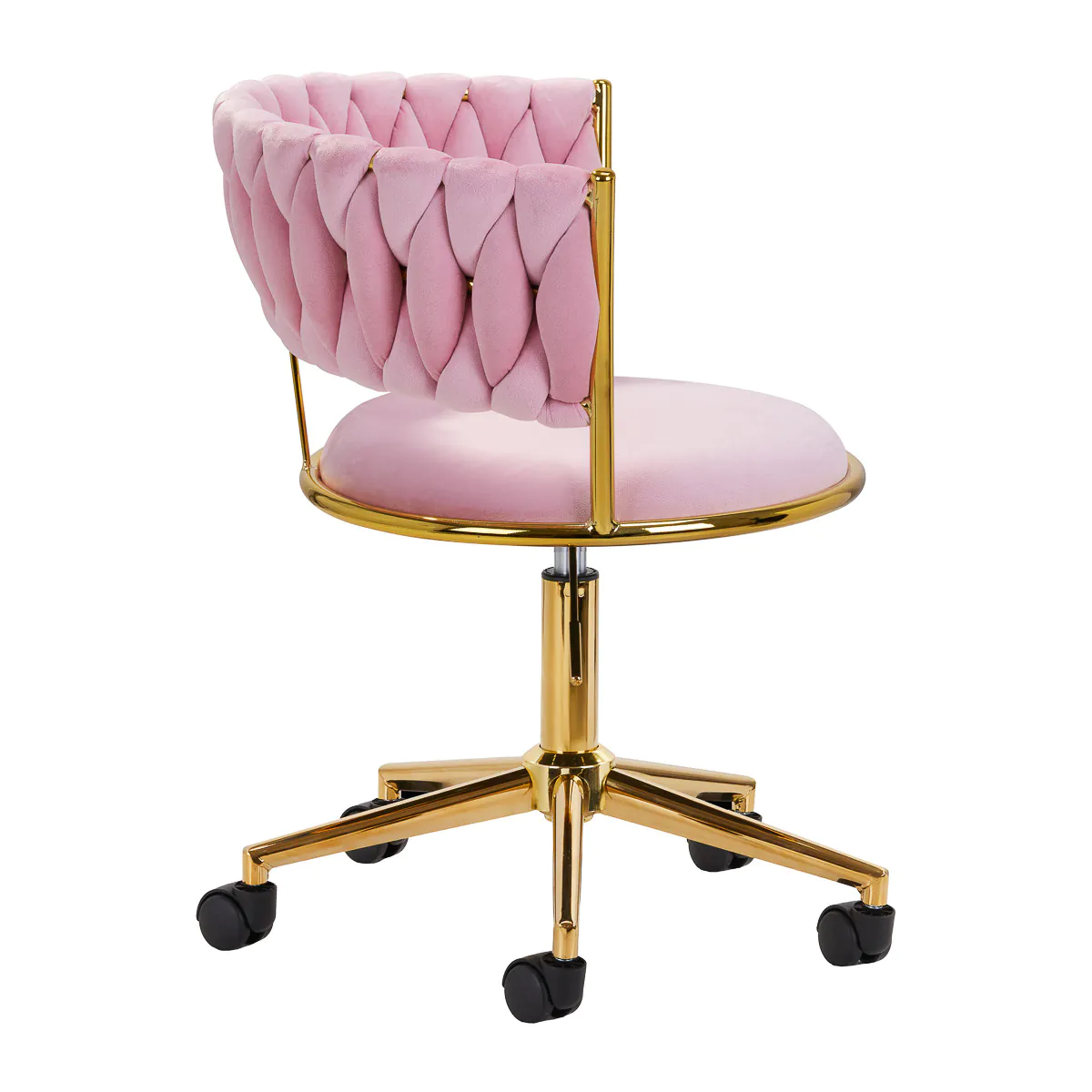 4Rico Swivel Chair QS-GW01G Pink - Image 4