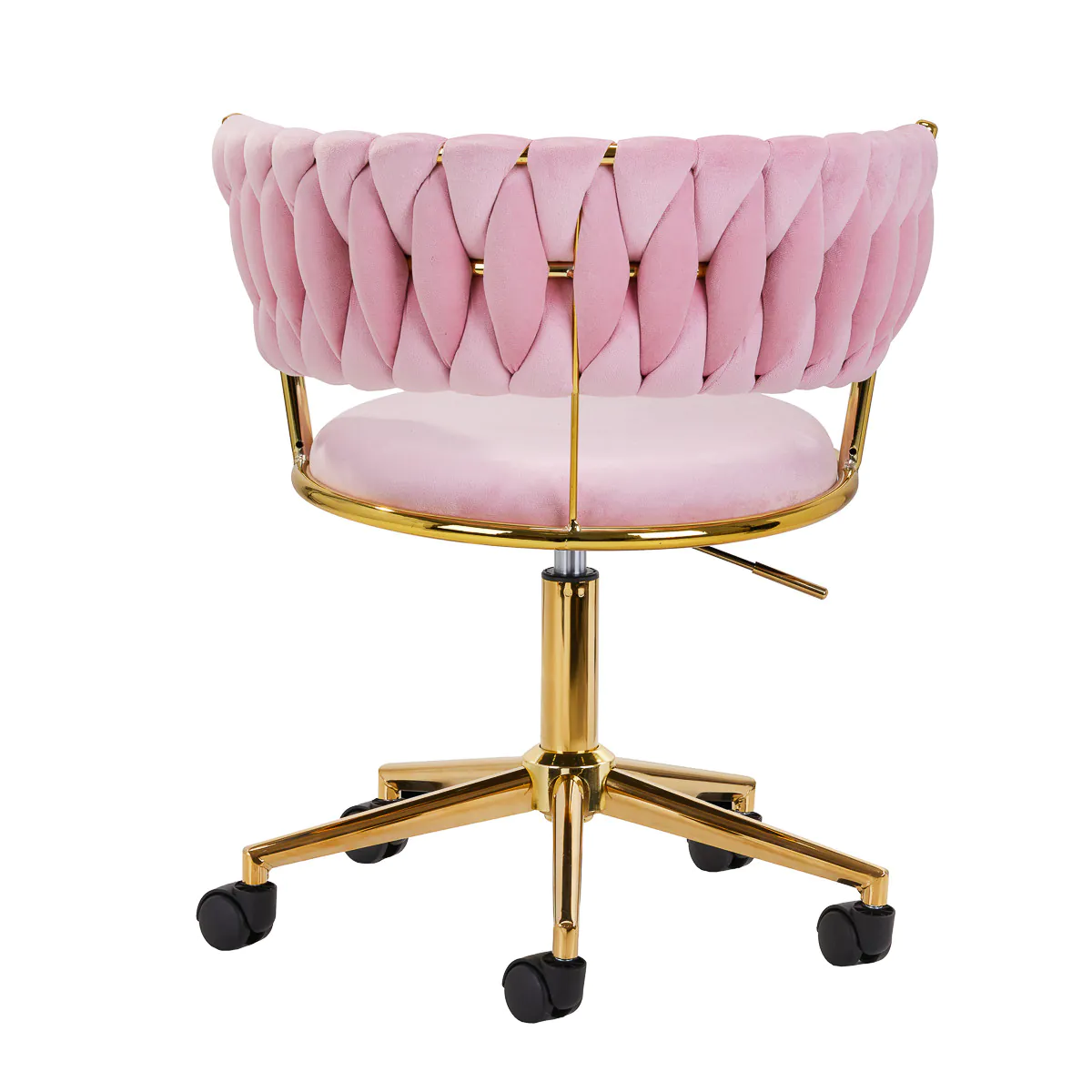 4Rico Swivel Chair QS-GW01G Pink - Image 5