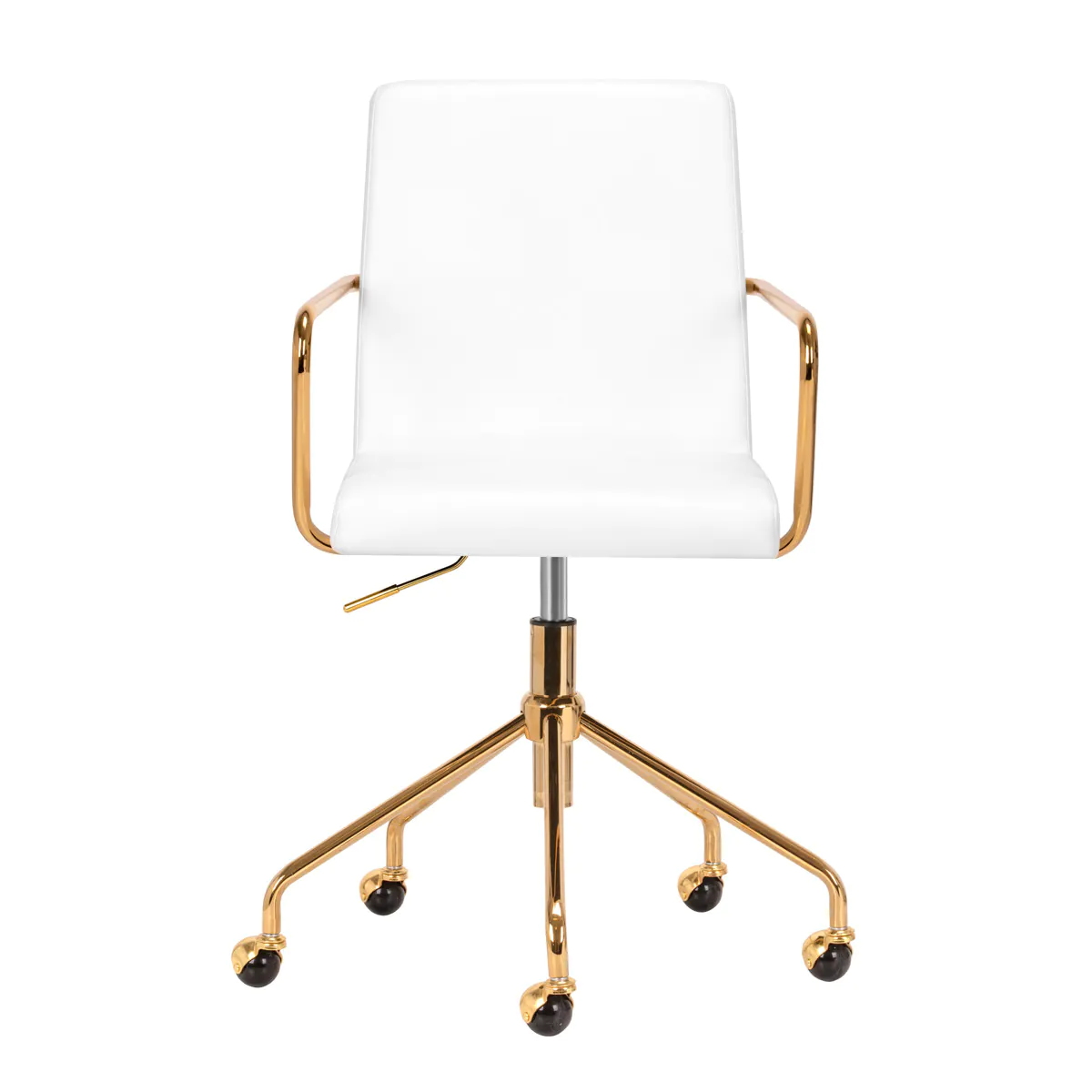 ActiveShop Beauty Chair QS-OF211G White & Gold - Image 2