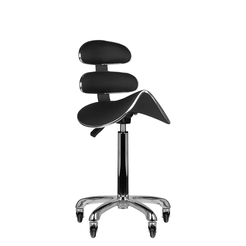 ActiveShop Roll Speed AM-880 High Cosmetic Stool Black