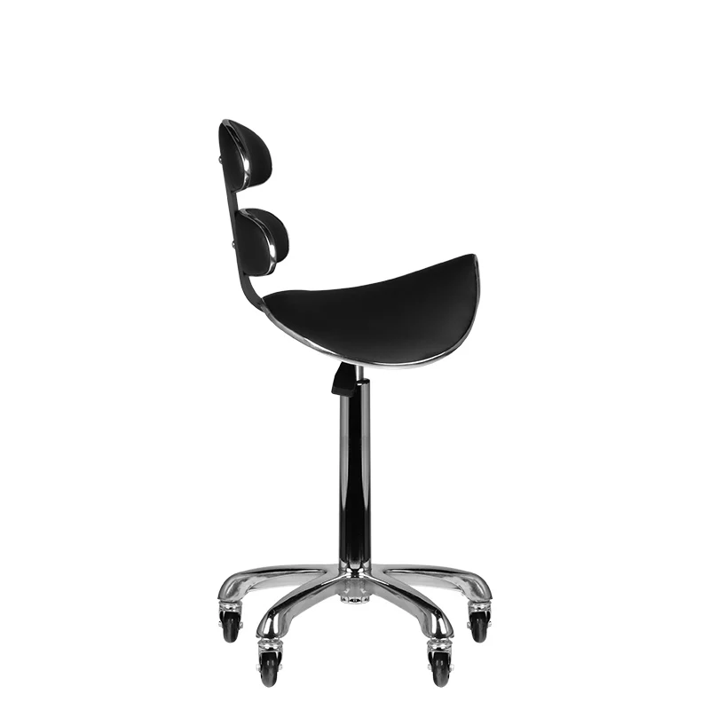 ActiveShop Roll Speed AM-880 High Cosmetic Stool Black - Image 4