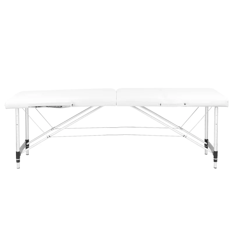 ActivFizjo Aluminum Folding Massage Table Comfort 2 Segments White & Silver - Image 7
