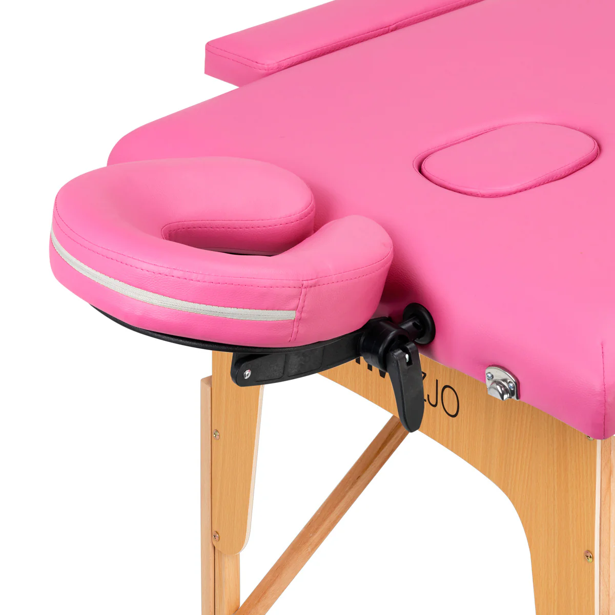 ActivFizjo Wooden Folding Massage Table Comfort Lux 2-Sections Pink - Image 14