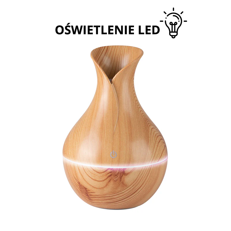 Aroma Diffuser Air Humidifier Spa 17 Light Wood 130ml - Image 2