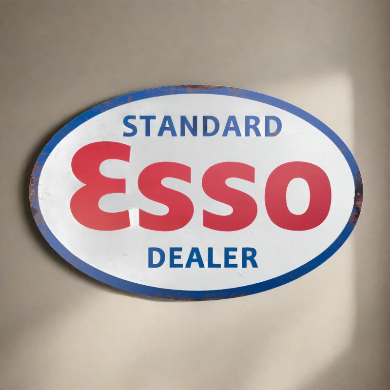 Barber Shop & Tattoo Studio Decorative Board N051 'Esso' - Image 2