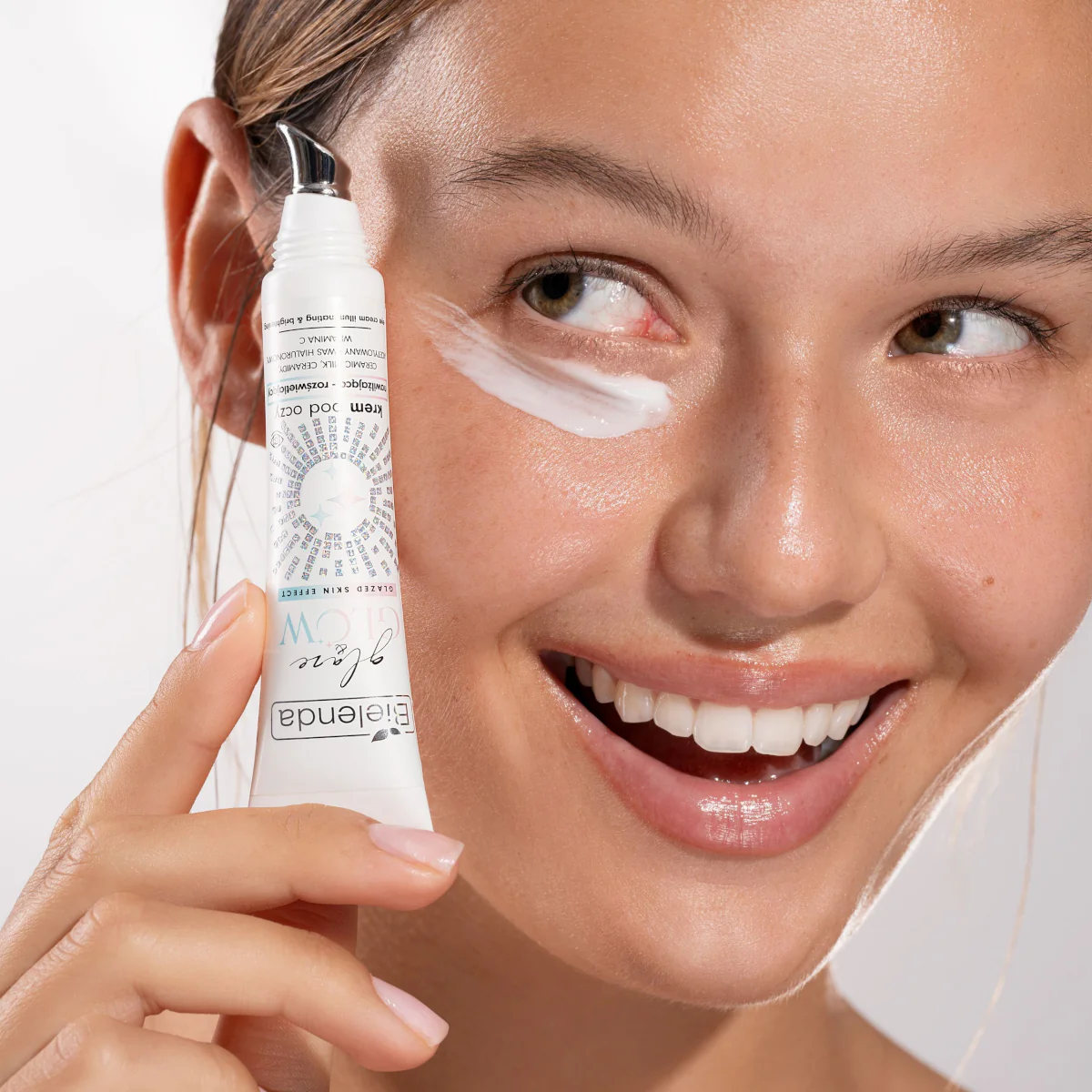 Bielenda Glaze & Glow Brightening Illuminating Eye Cream Glazed Skin Effect - Image 3