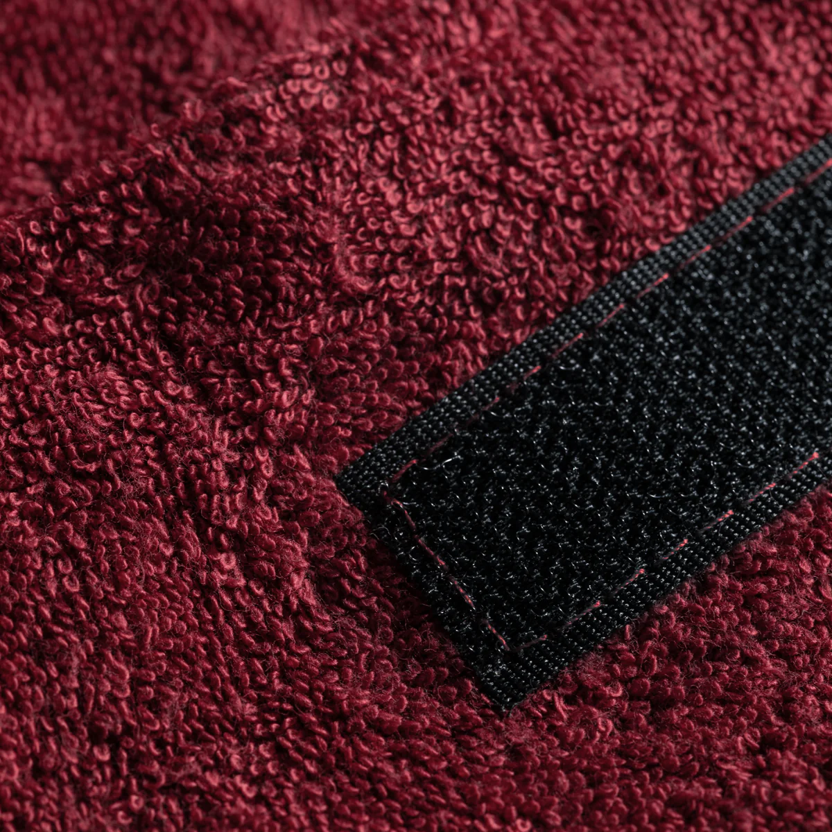 Cosmetic Headband High-Quality Terry Fabric Burgundy - Image 2