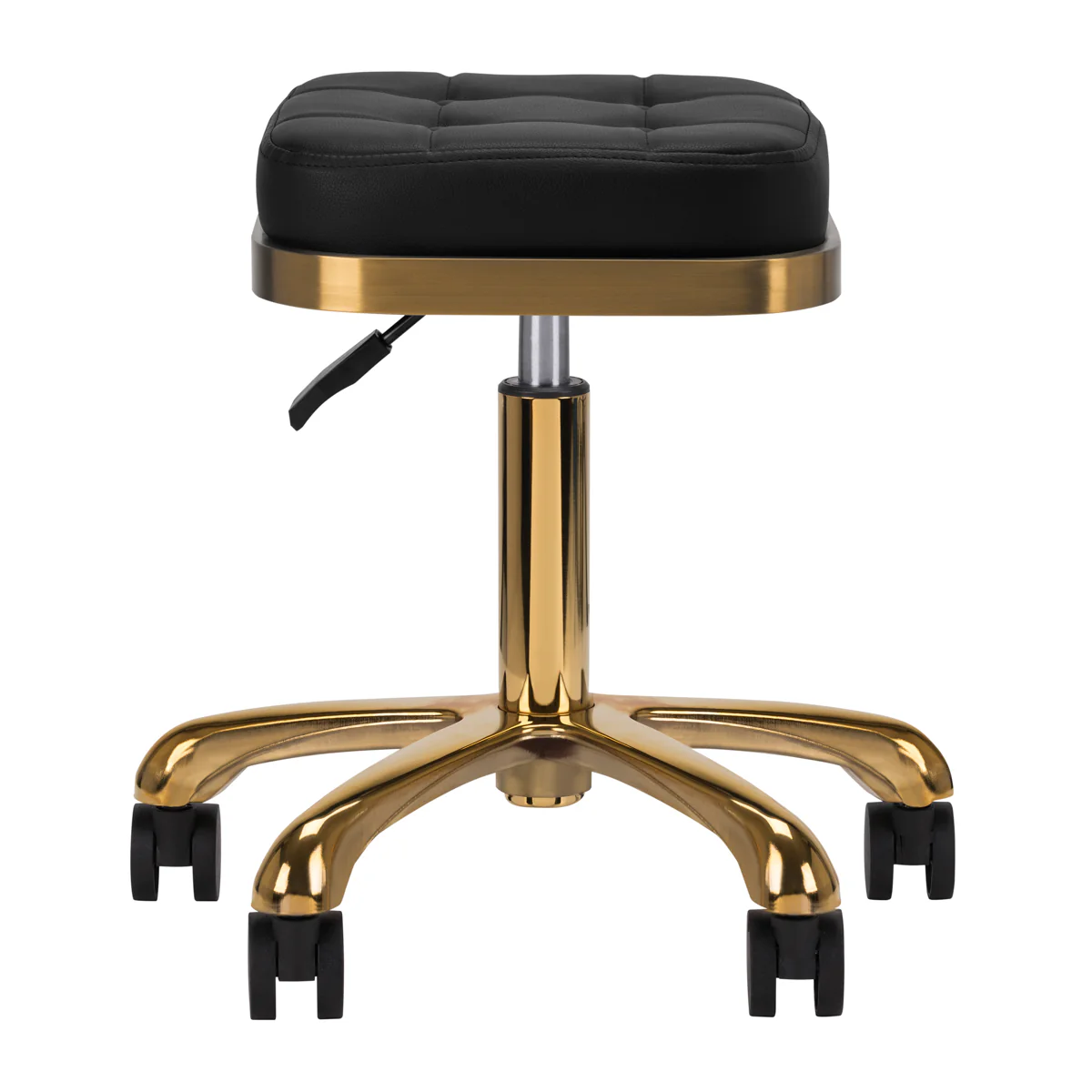 Activeshop Cosmetic Stool M-1645 Black Gold - Image 4
