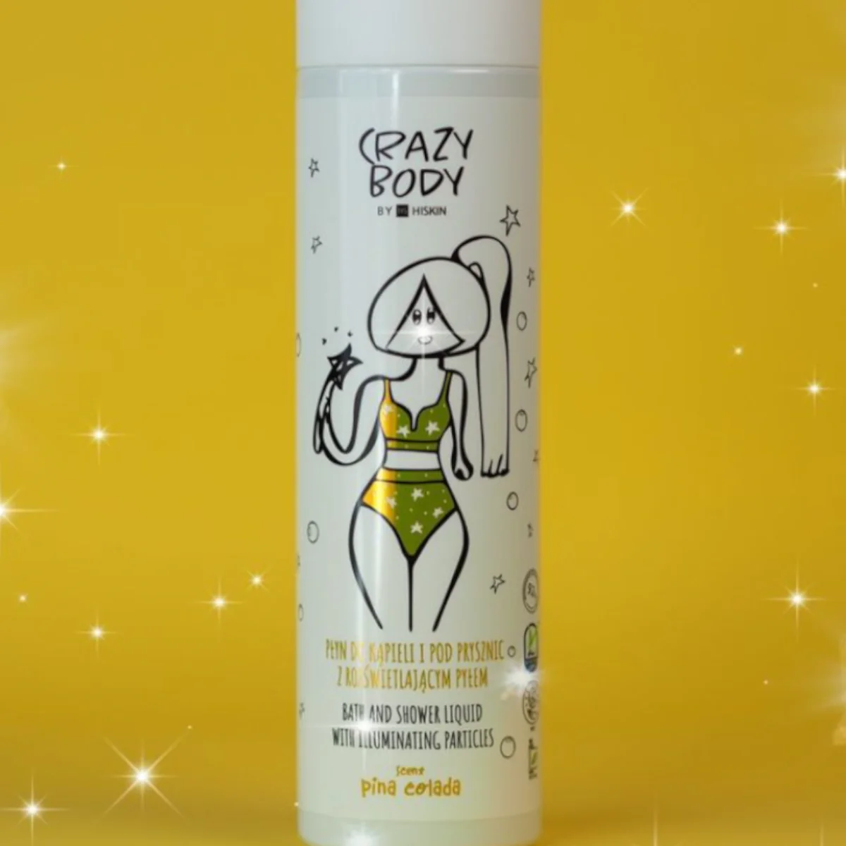 Crazy Body Illuminating Bath & Shower Liquid Pina Colada - Image 2