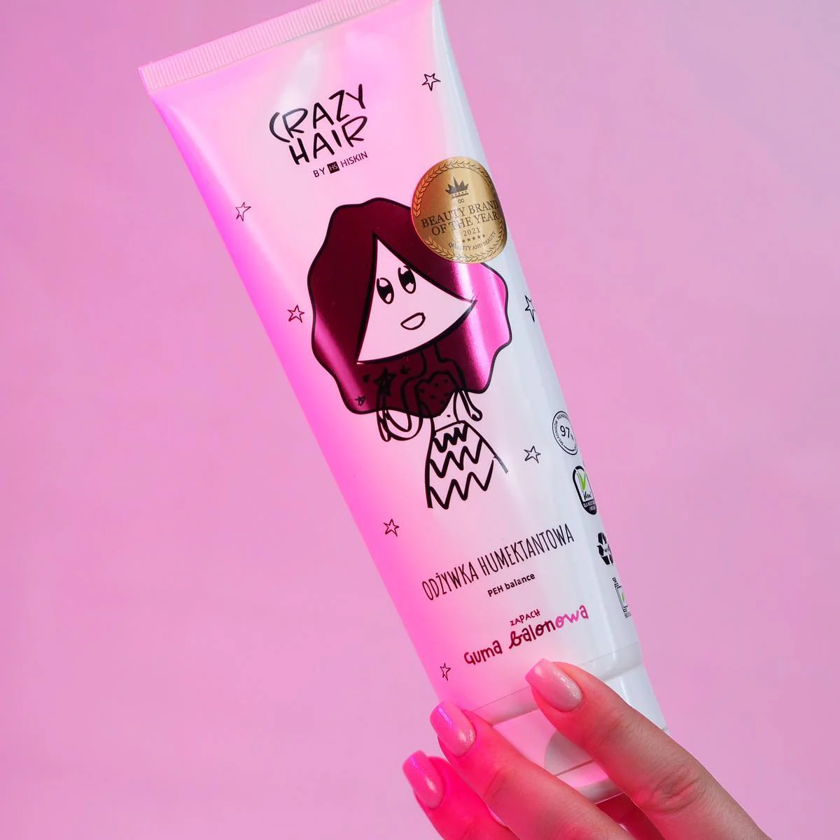 Crazy Hair PEH Balance Humectant Hair Conditioner Bubble Gum - Image 2