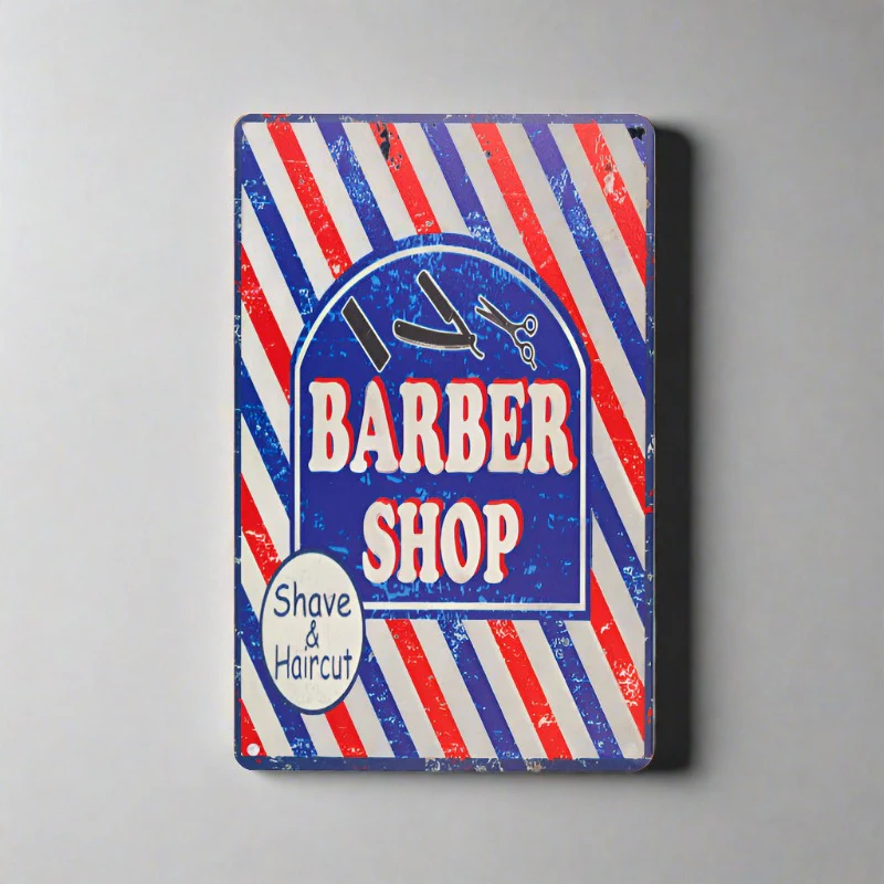Decorative Plaque for Barber Shop C012 'Barber Shop' - Image 2