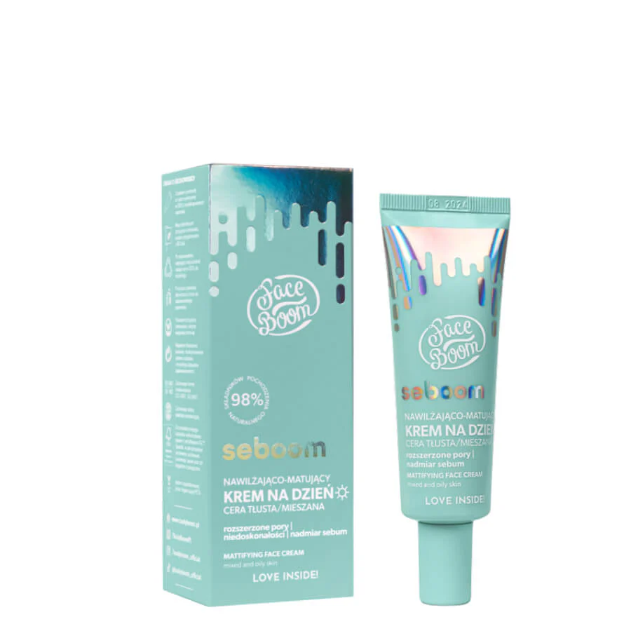 Face Boom Moisturizing & Mattifying Cream Oily & Combination Skin - Image 3
