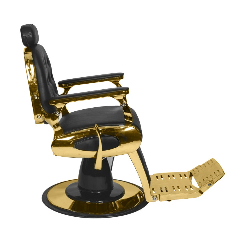 Gabbiano Barber Chair Grancesco black and gold - Image 3