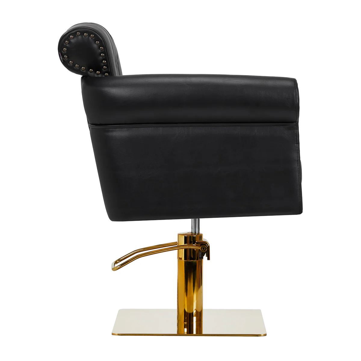 Gabbiano Berlin Hairdressing Chair Black & Gold - Image 2