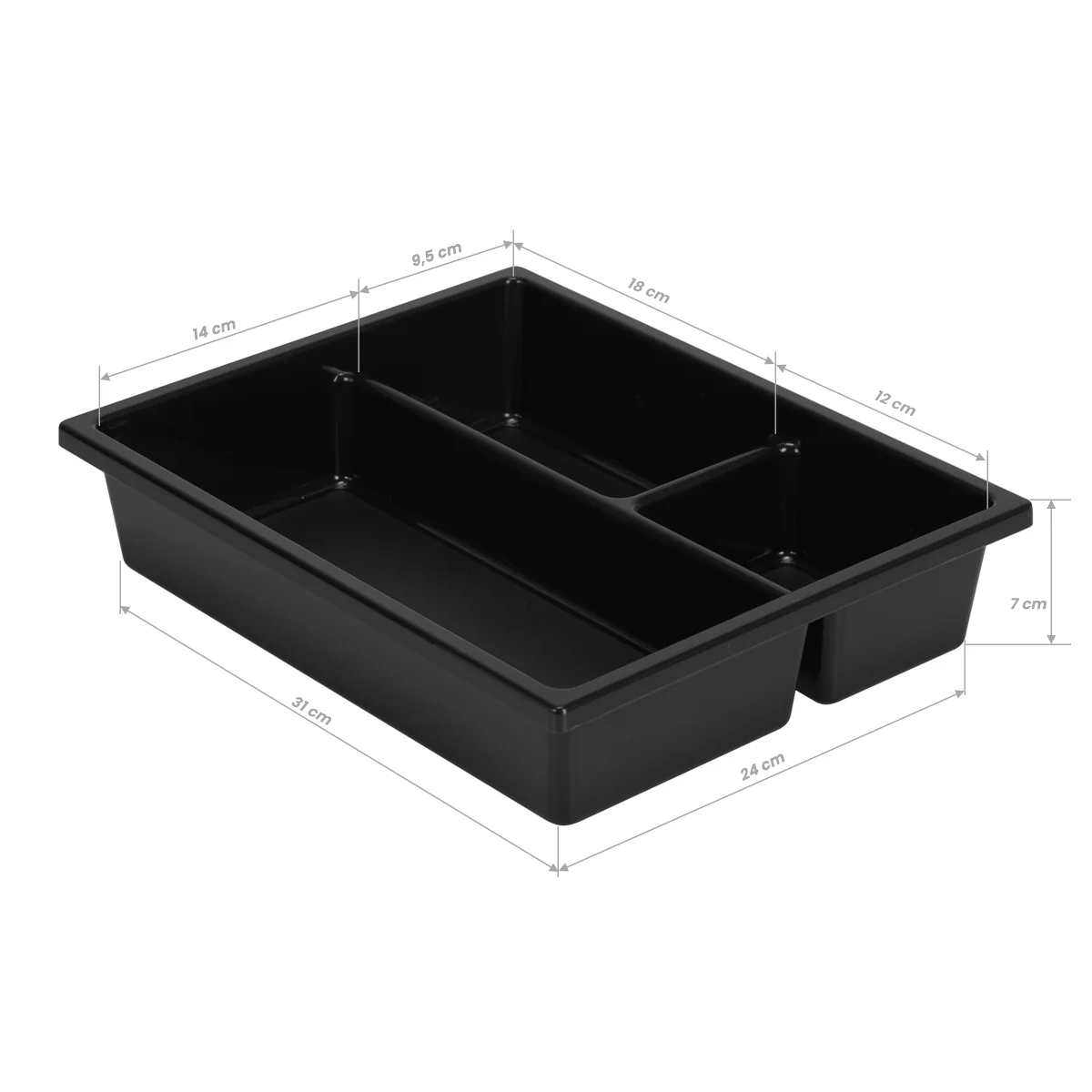 Gabbiano Hairdresser's Trolley 68A Black - Image 9