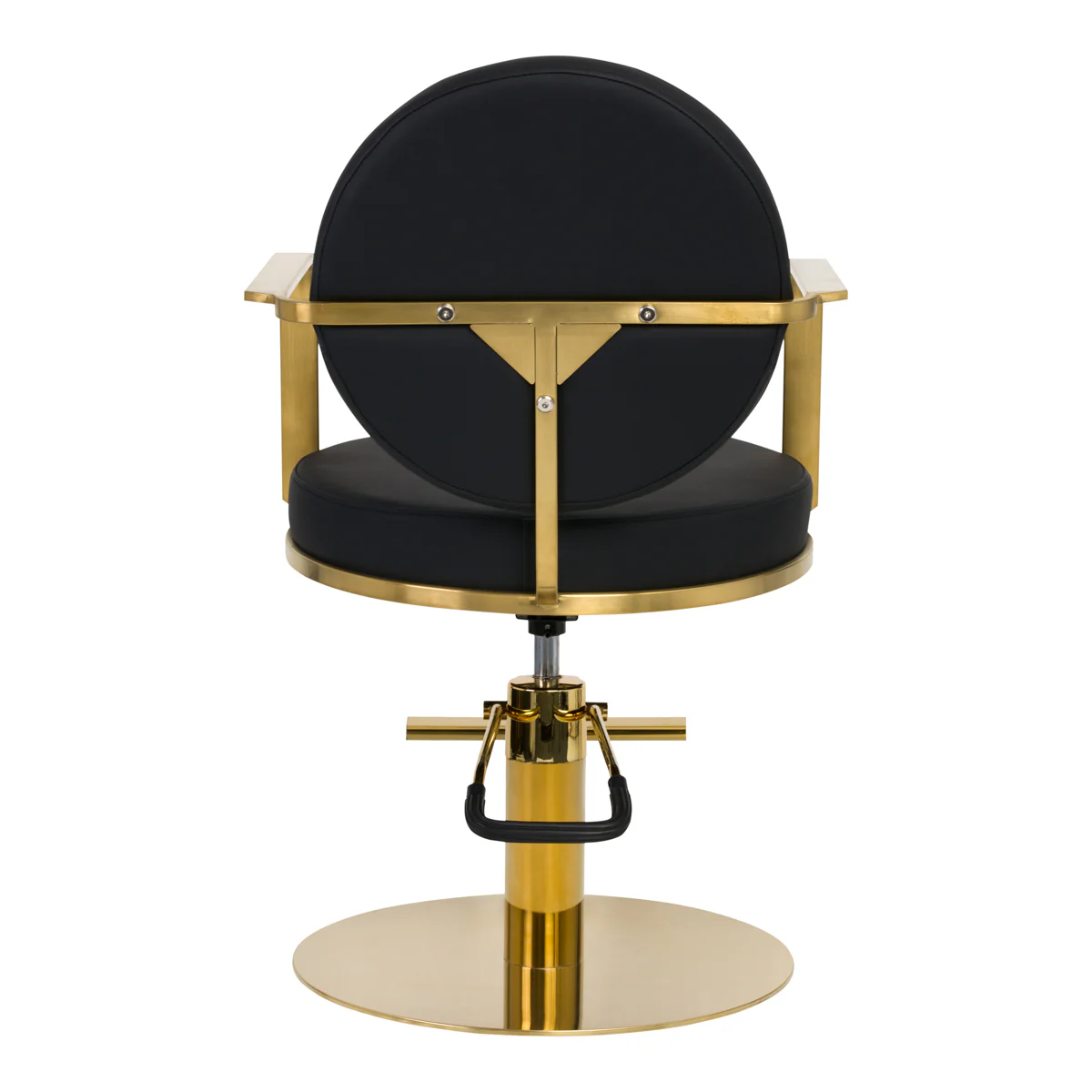 Gabbiano Hairdressing Chair Arras Black Gold - Image 5