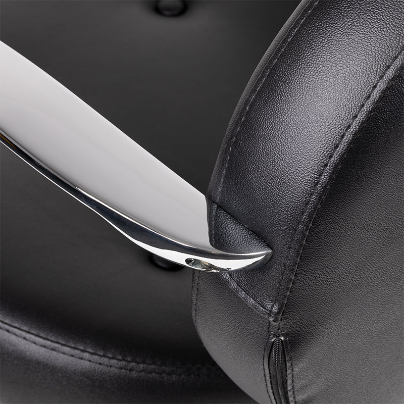 GABBIANO HAIRDRESSING CHAIR ASTI BLACK - Image 4