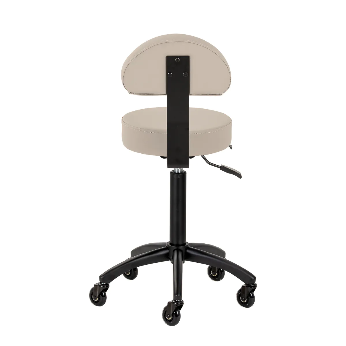 Gabbiano Hairdressing Chair D026 Grey Beige - Image 3