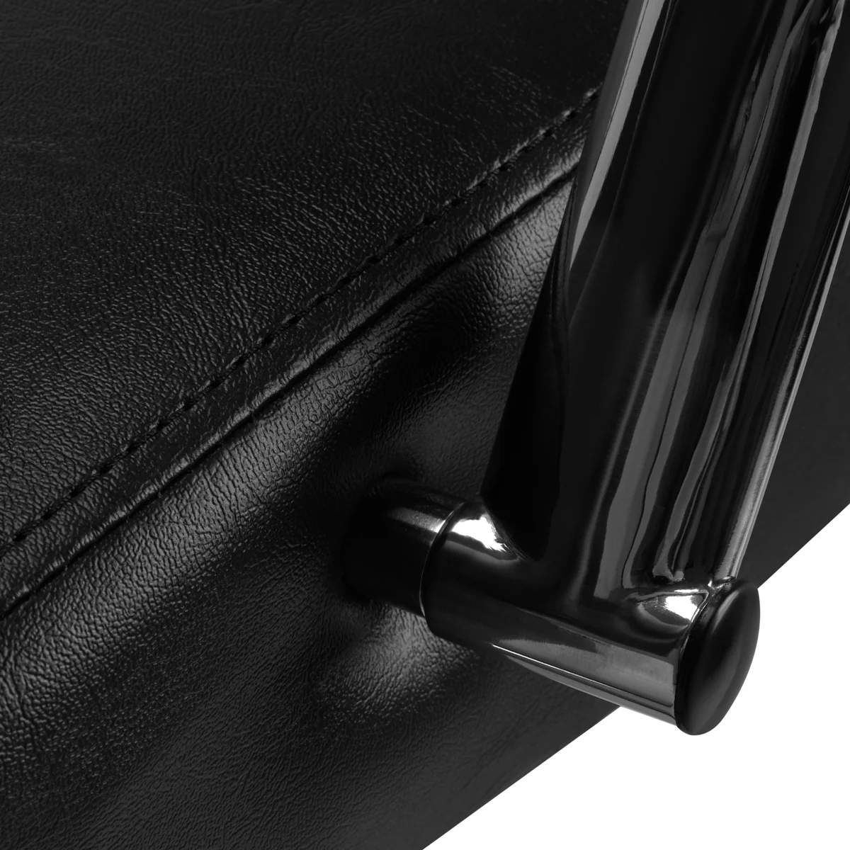 GABBIANO HAIRDRESSING CHAIR DALLAS BLACK - Image 4