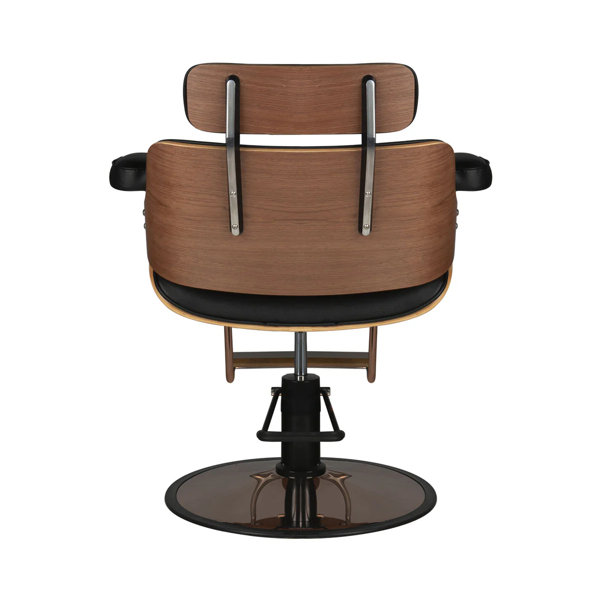 Gabbiano hairdressing chair florence black walnut - Image 4