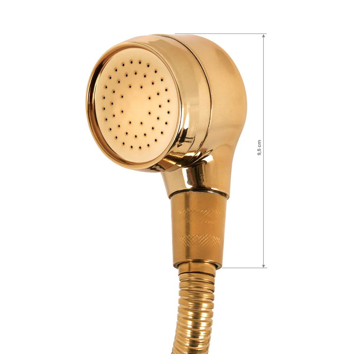Gabbiano Hairdressing Wash Unit Handset Gold Large - Image 3