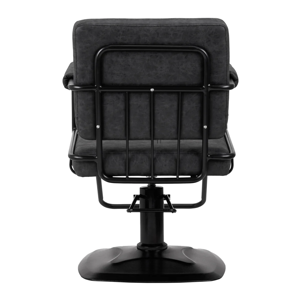 Gabbiano Katania Loft Old Leather Hairdressing Chair Black - Image 4