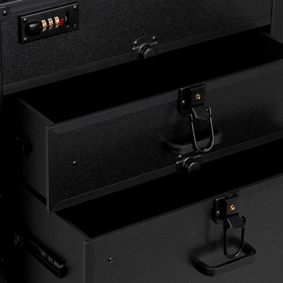 Gabbiano Mobile Hairdresser Trolley V21 Black - Image 5