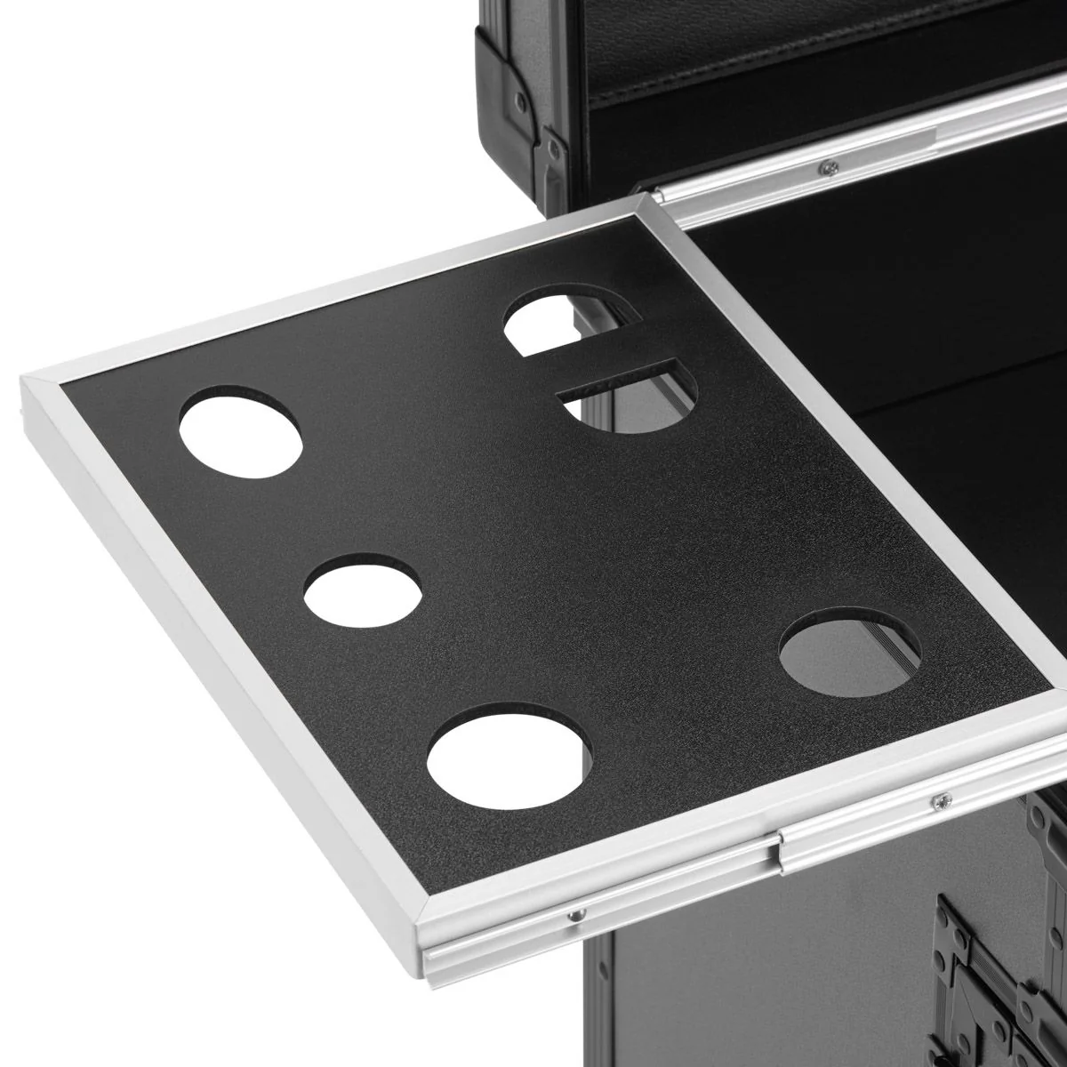 Gabbiano Mobile Hairdresser Trolley V21 Black - Image 7