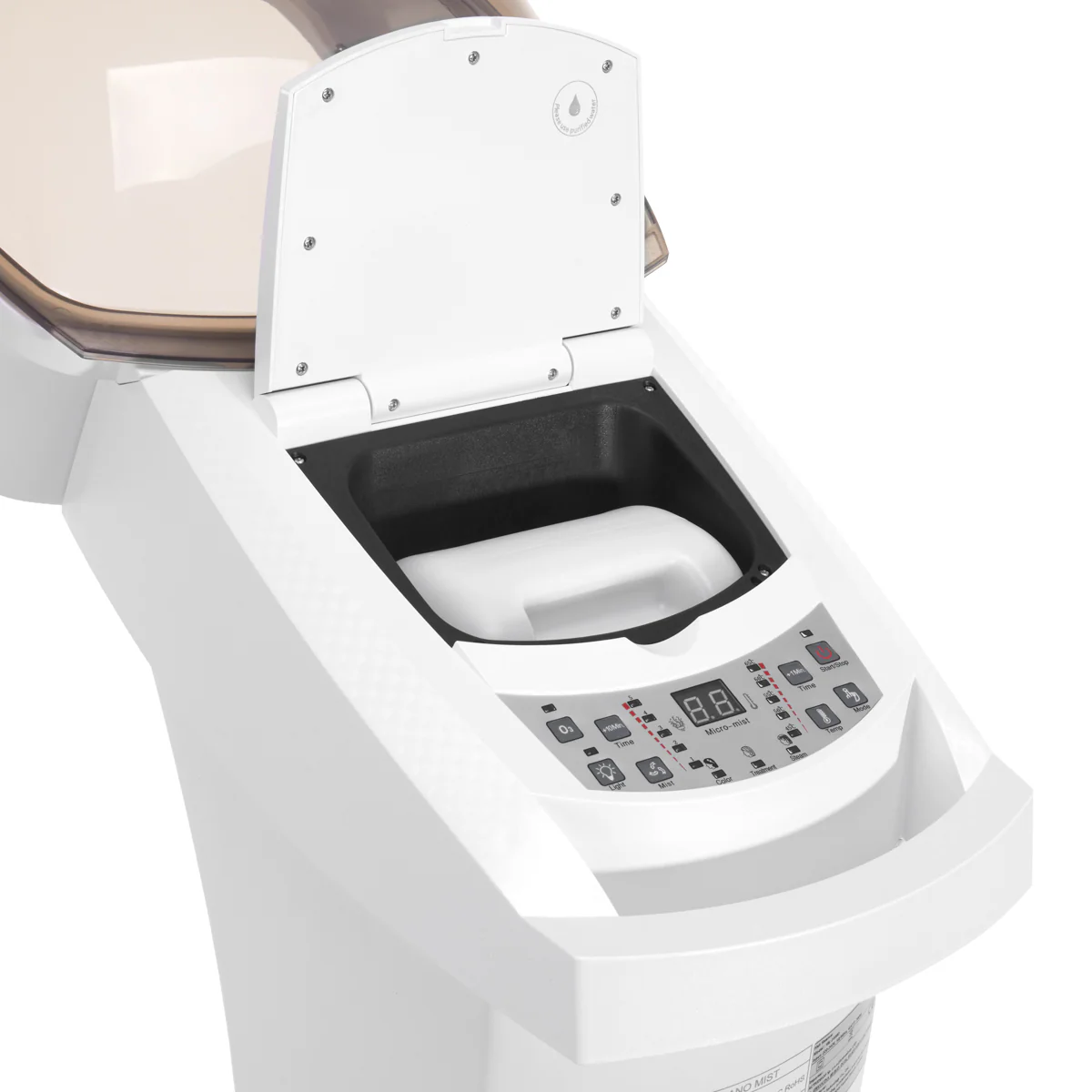 Gabbiano Standing Hairdressing Sauna 408D White with Active Ozone 700W - Image 11
