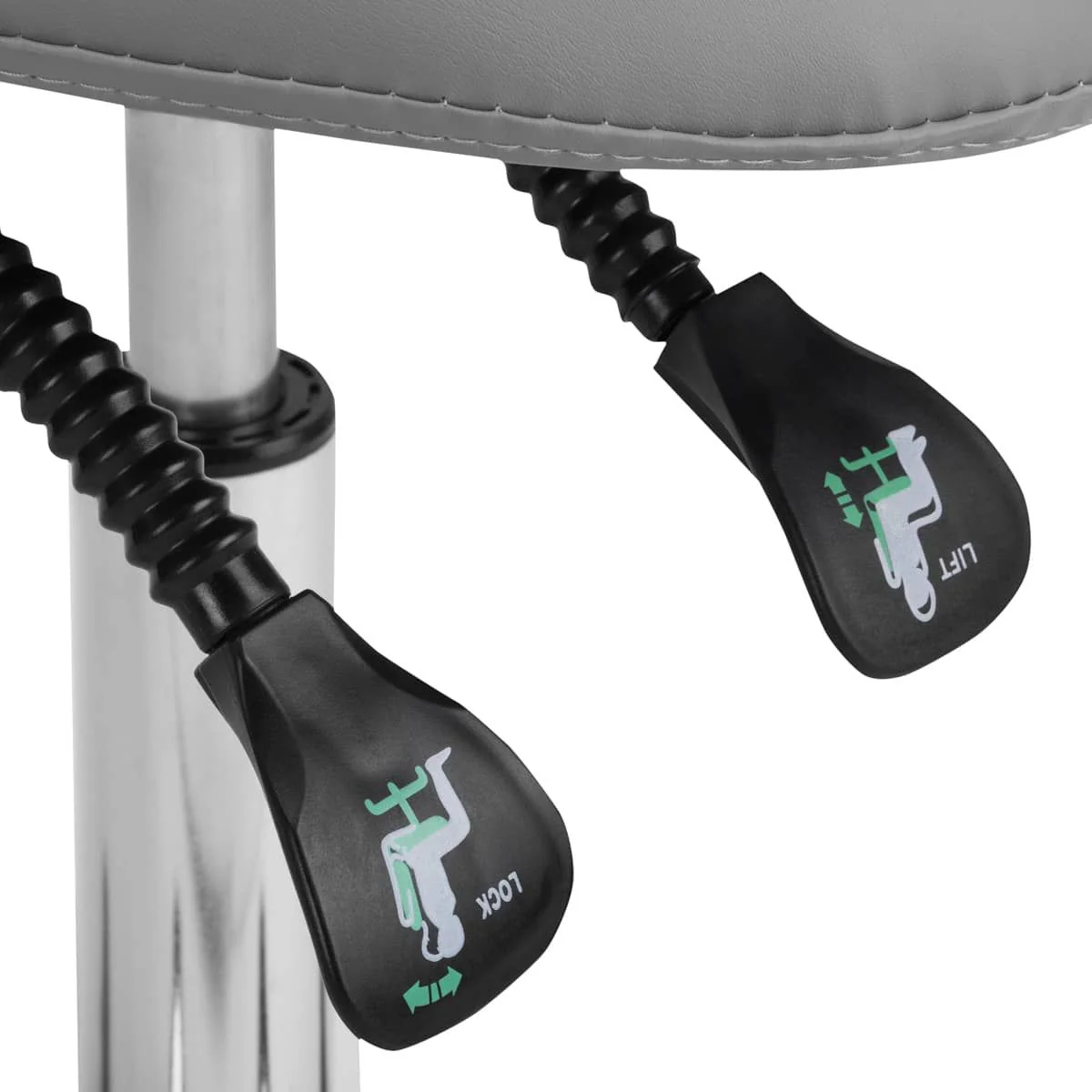 Giovanni Cosmetic Stool 1004 Grey - Image 5