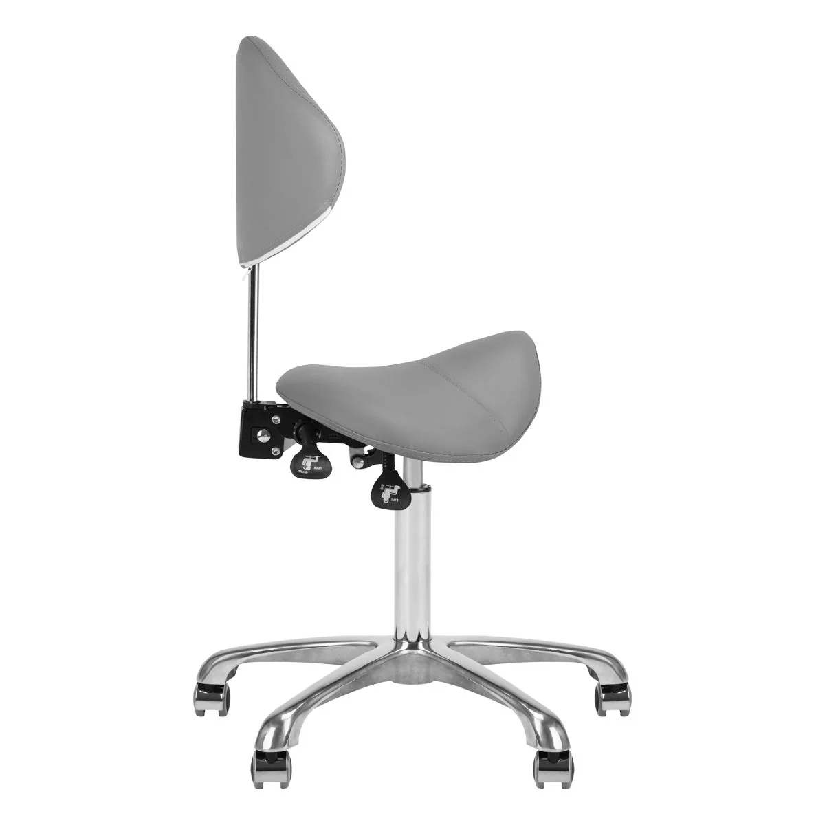 Giovanni Cosmetic Stool 1004 Grey - Image 9