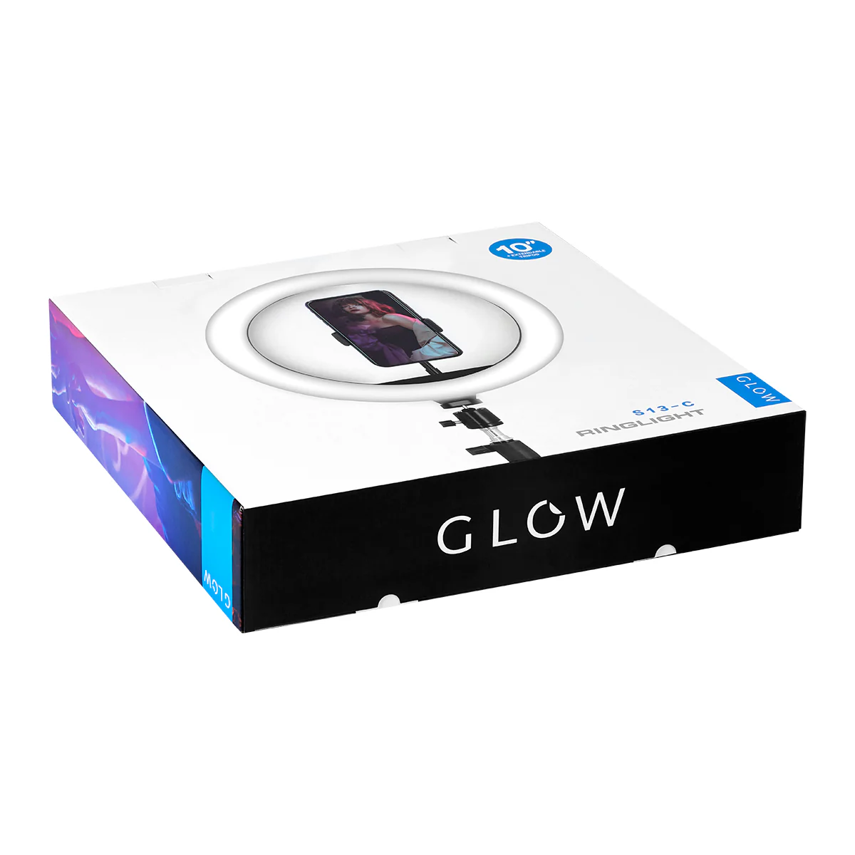 GLOW 10" Ring Light with Tripod Adjustable Color Temperature & Brightness - Image 13
