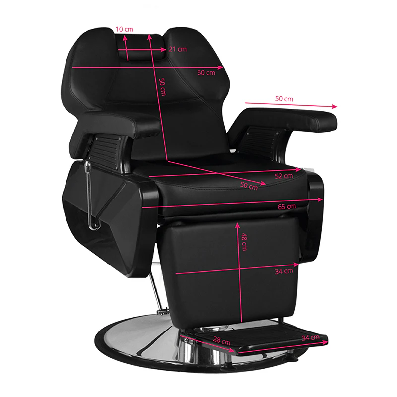 Hair System New York Black Barber Chair - Image 2