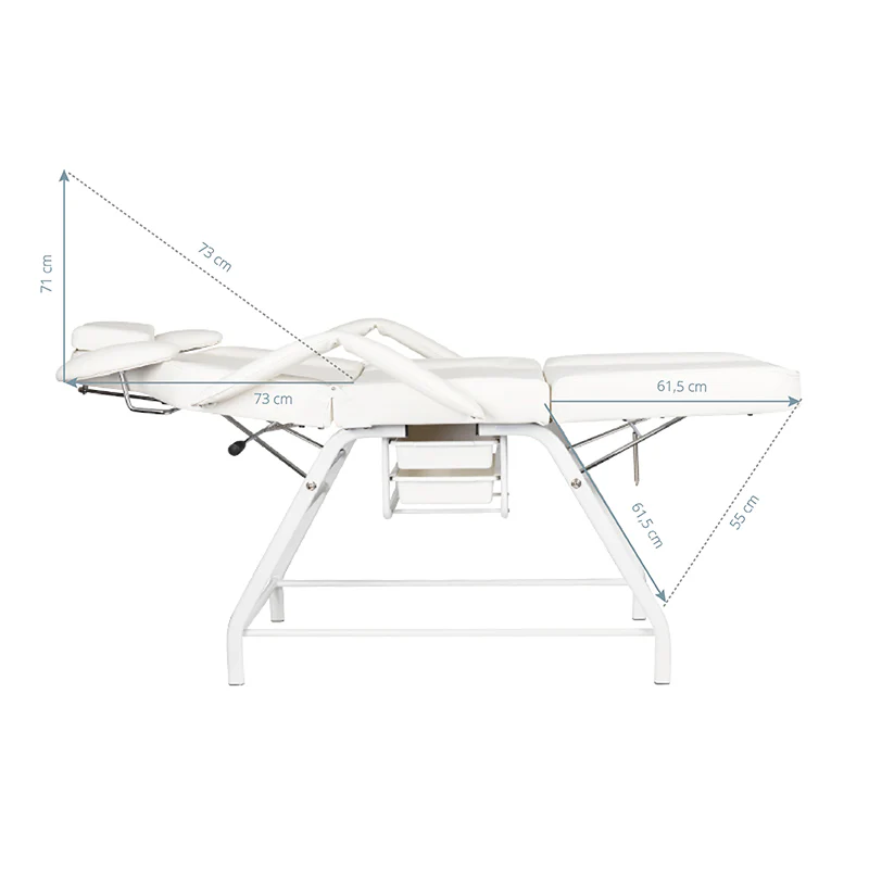 ACTIVESHOP Ivette eyelash treatment chair gray - Image 10