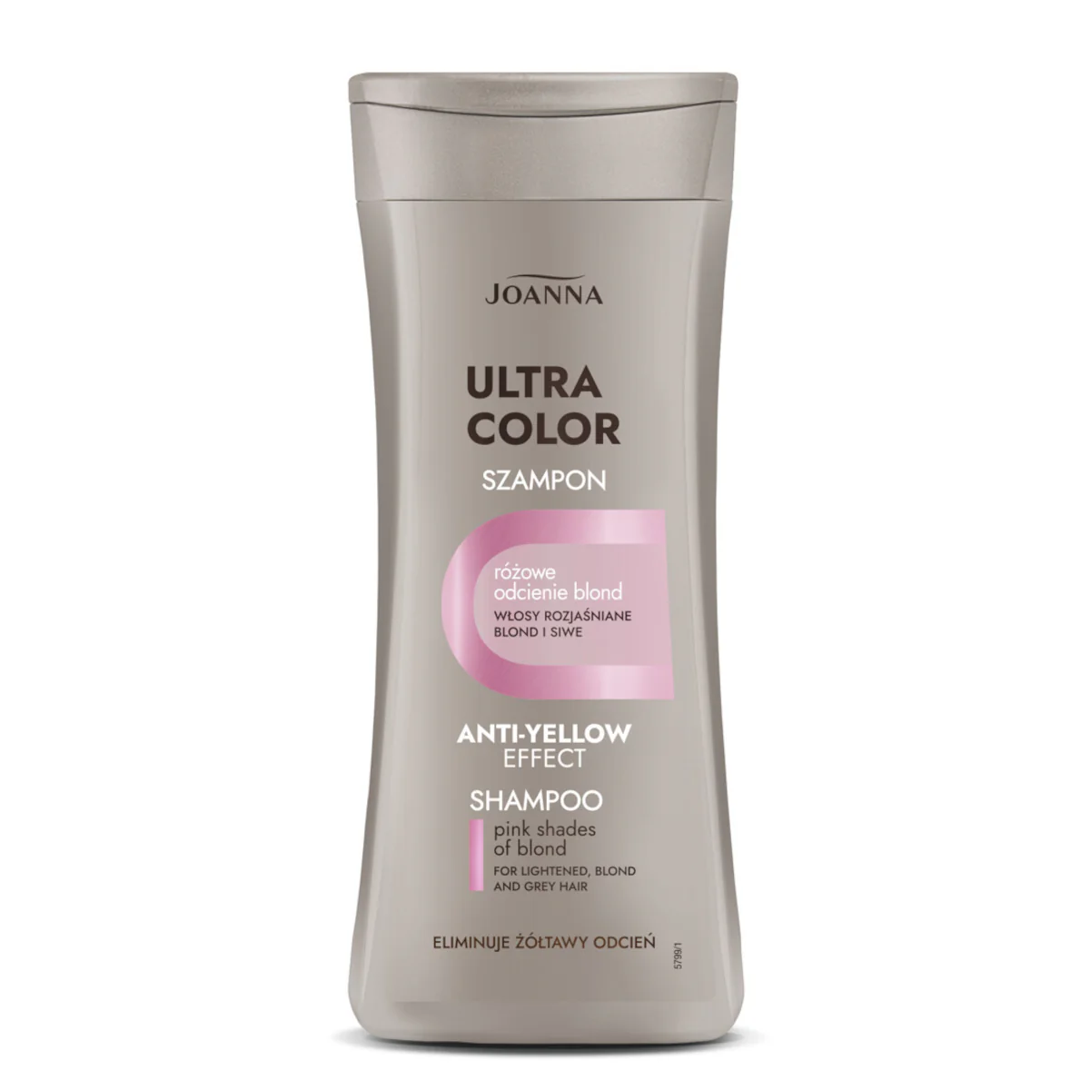 Joanna Ultra Color Pink Hair Shampoo Eliminate Yellow Shade