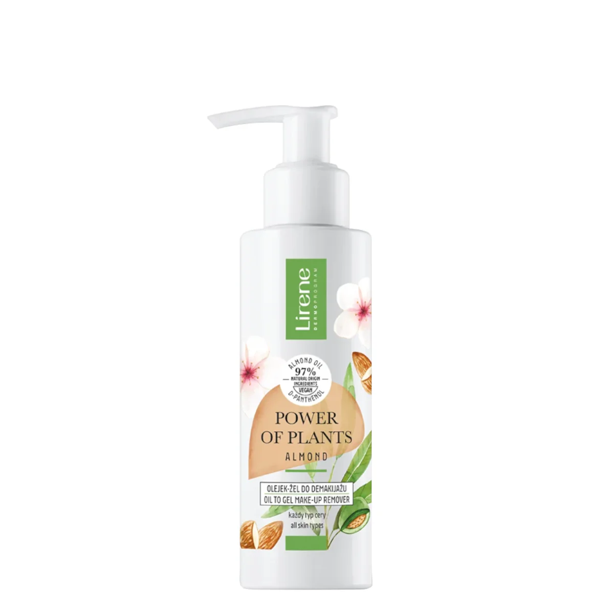 Lirene Power of Plants Makeup Remover Oil-Gel Almond