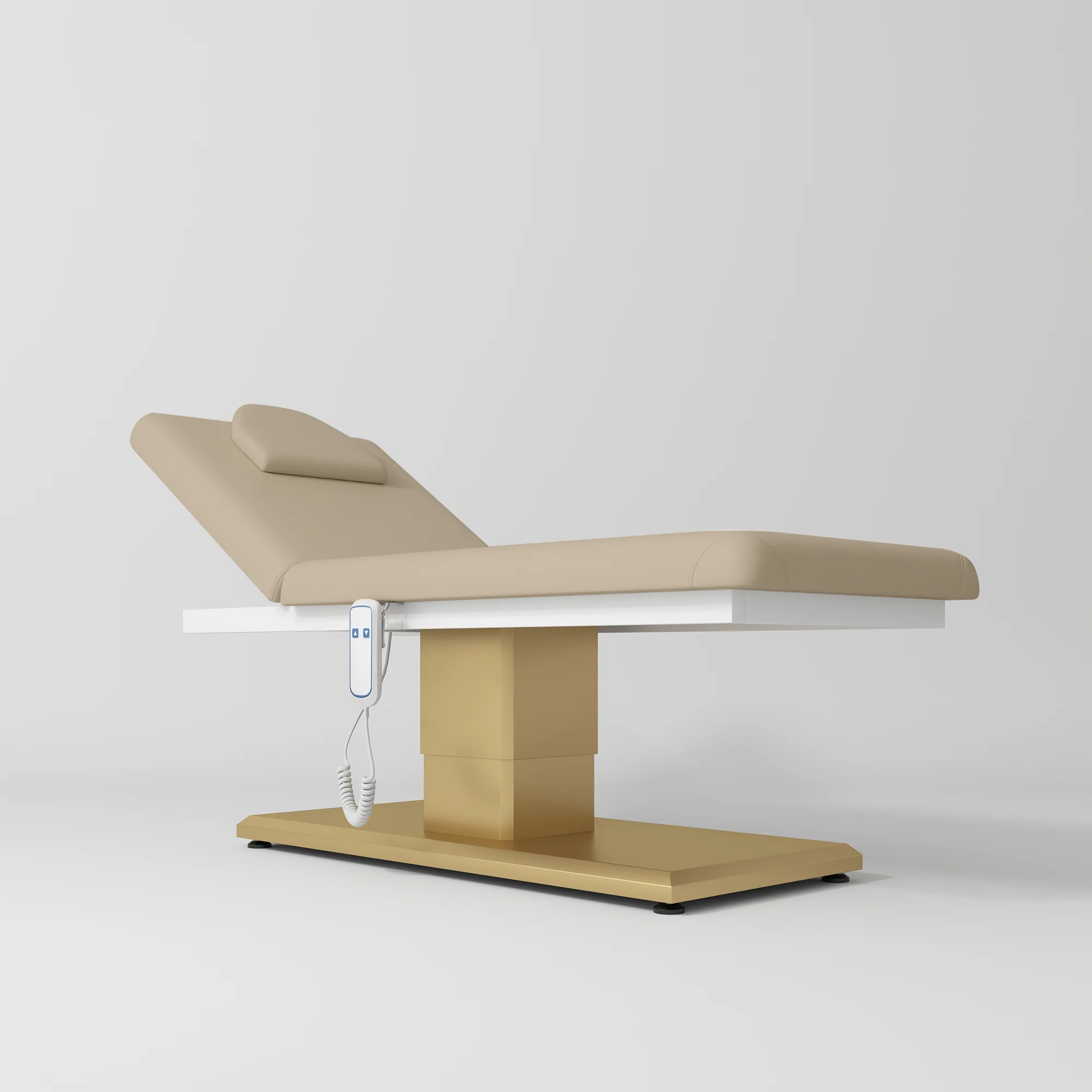 Manufakturo Chérie Premium Electric Massage Bed - Warm Beige
