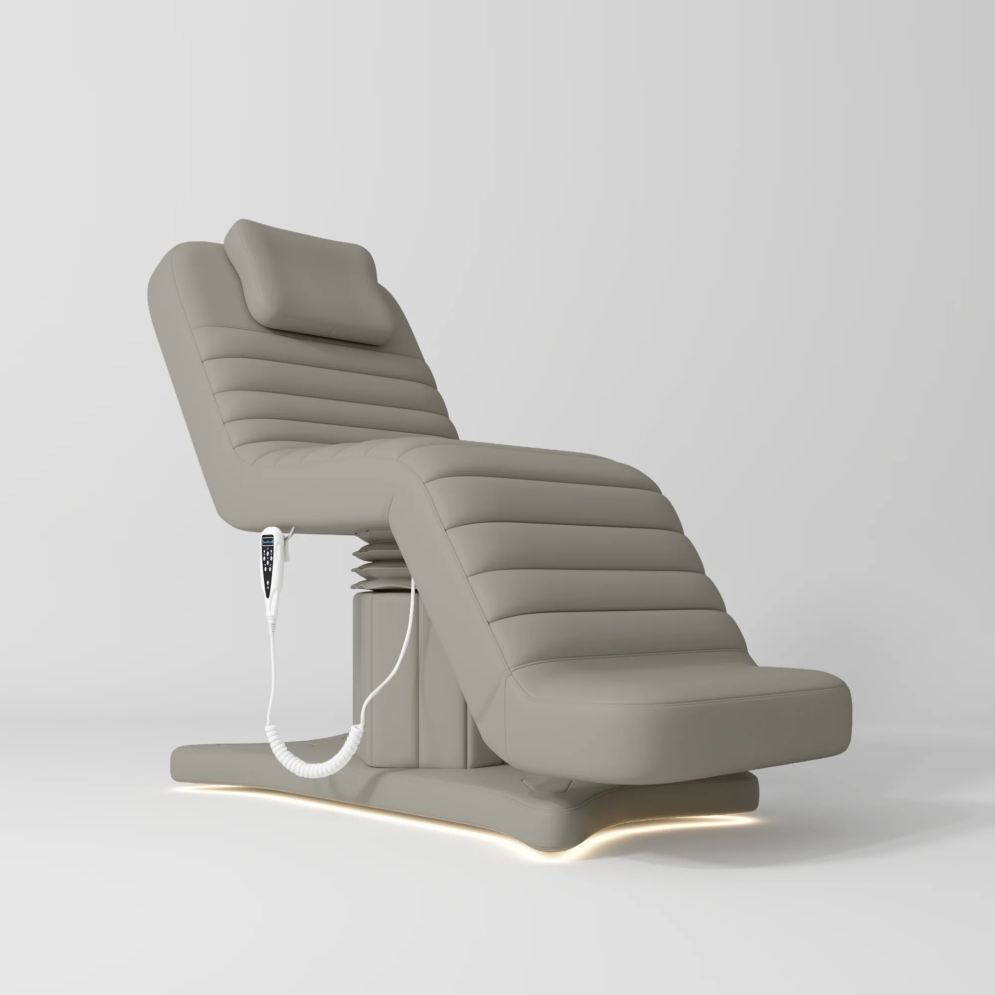 Manufakturo Grandeur Pearl Greige The Complete Studio Set - Beauty Bed, Chair, Moonlight & Trolley - Image 2