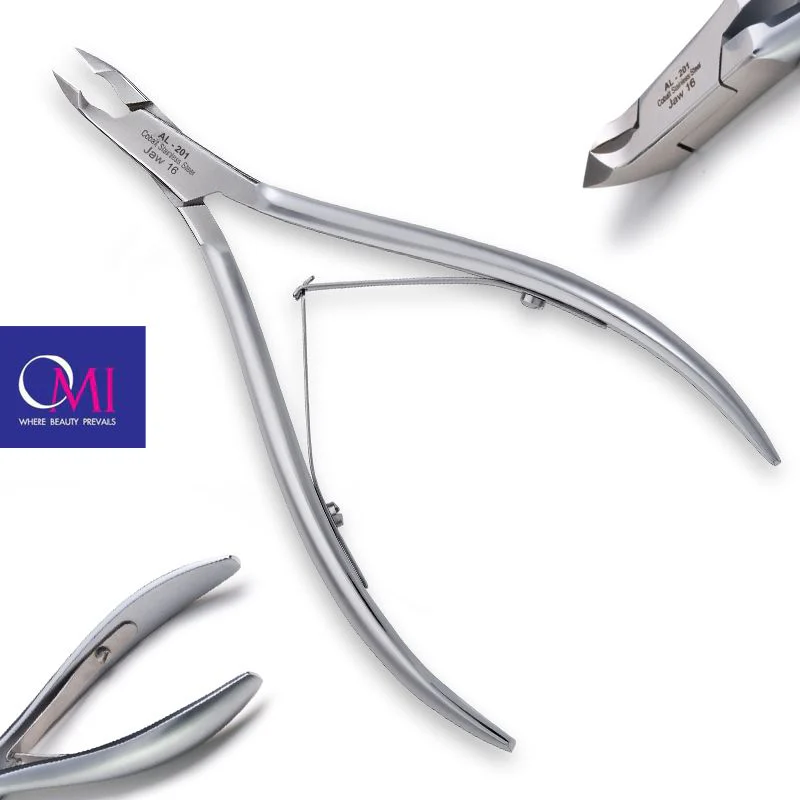 Omi pro-line clippers al-201 acrylic nail nippers jaw16 / 6mm lap joint - Image 3