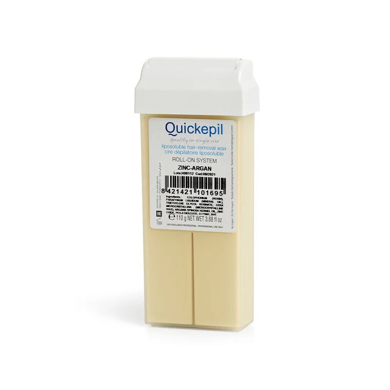 Quickepil depilatory wax roll zink-argan 110g