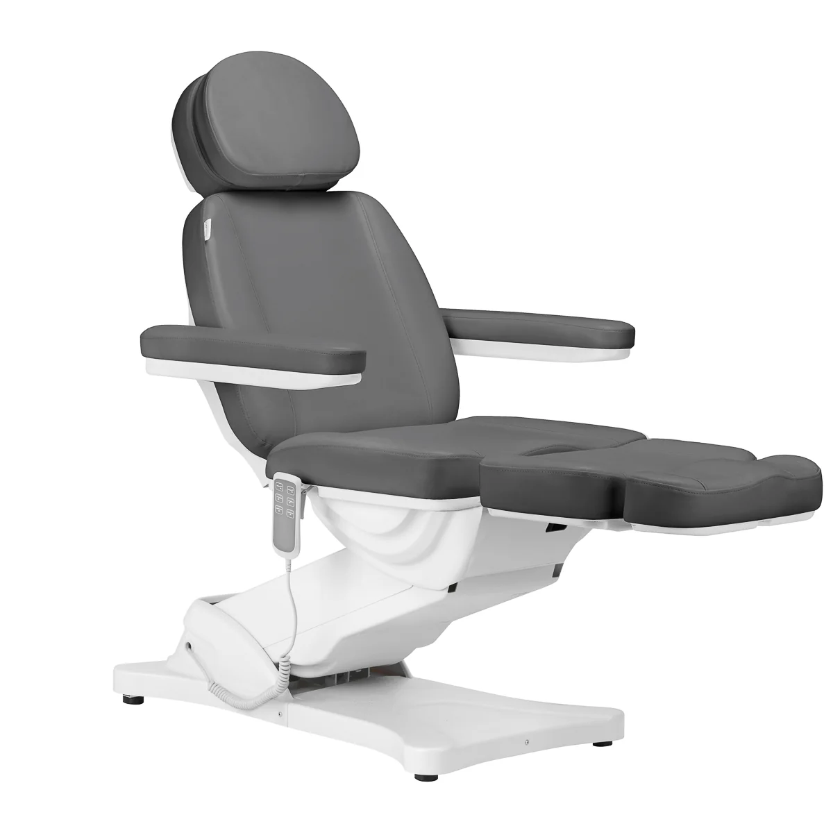 Sillon Electric Cosmetic Chair Classic 3 Motors Grey - Image 3