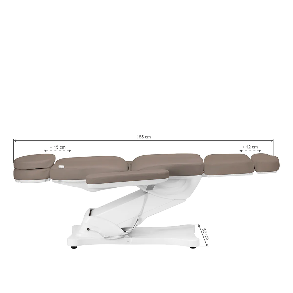 Sillon Electric Cosmetic Chair Classic 3 Motors Modern Brown - Image 20