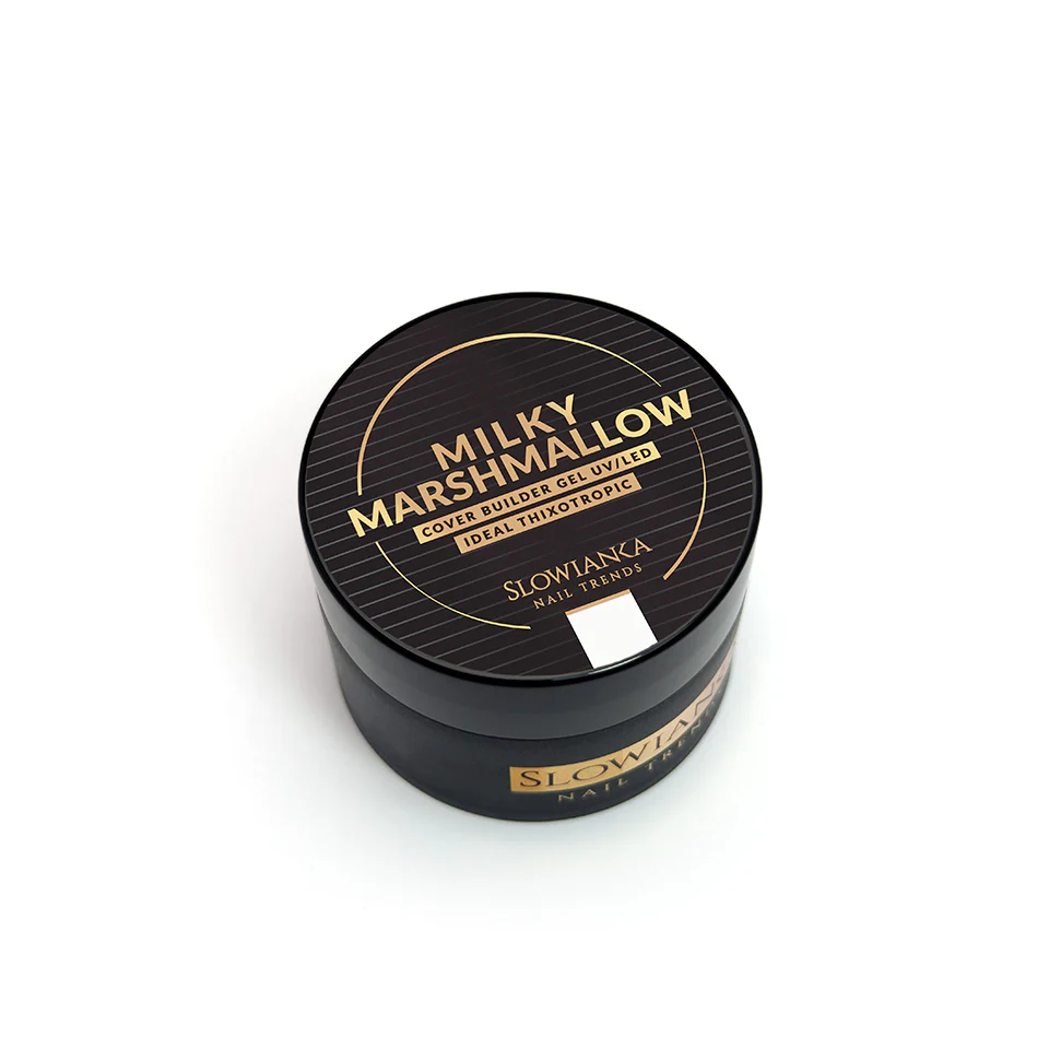 Slowianka Milky Marshmallow Cover Builder Gel - Ideal Tixotropic - Image 4