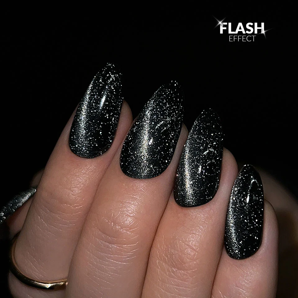 Slowianka Top Coat No Wipe Flash Cat Eye Silver - Image 2